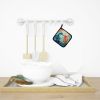 Seahorses Pair of Pot Holders Kitchen Heat Resistant Pot Holders Sets Oven Hot Pads for Cooking Baking BBQ, 7 1/2 x 7 1/2