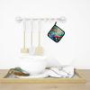 Koi Fish Pair of Pot Holders Kitchen Heat Resistant Pot Holders Sets Oven Hot Pads for Cooking Baking BBQ, 7 1/2 x 7 1/2